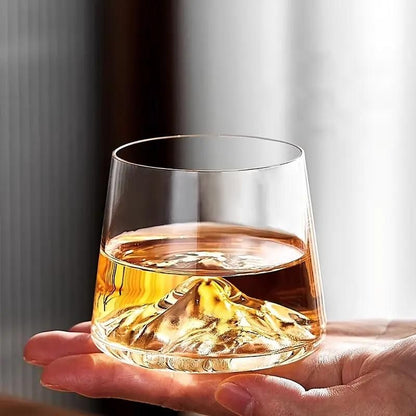 Japanese Mount Fuji Glass