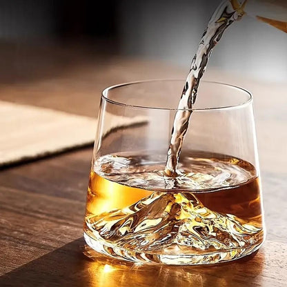 Japanese Mount Fuji Glass