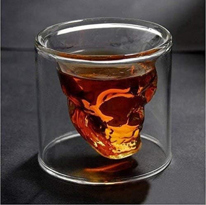 Skull Head Glass