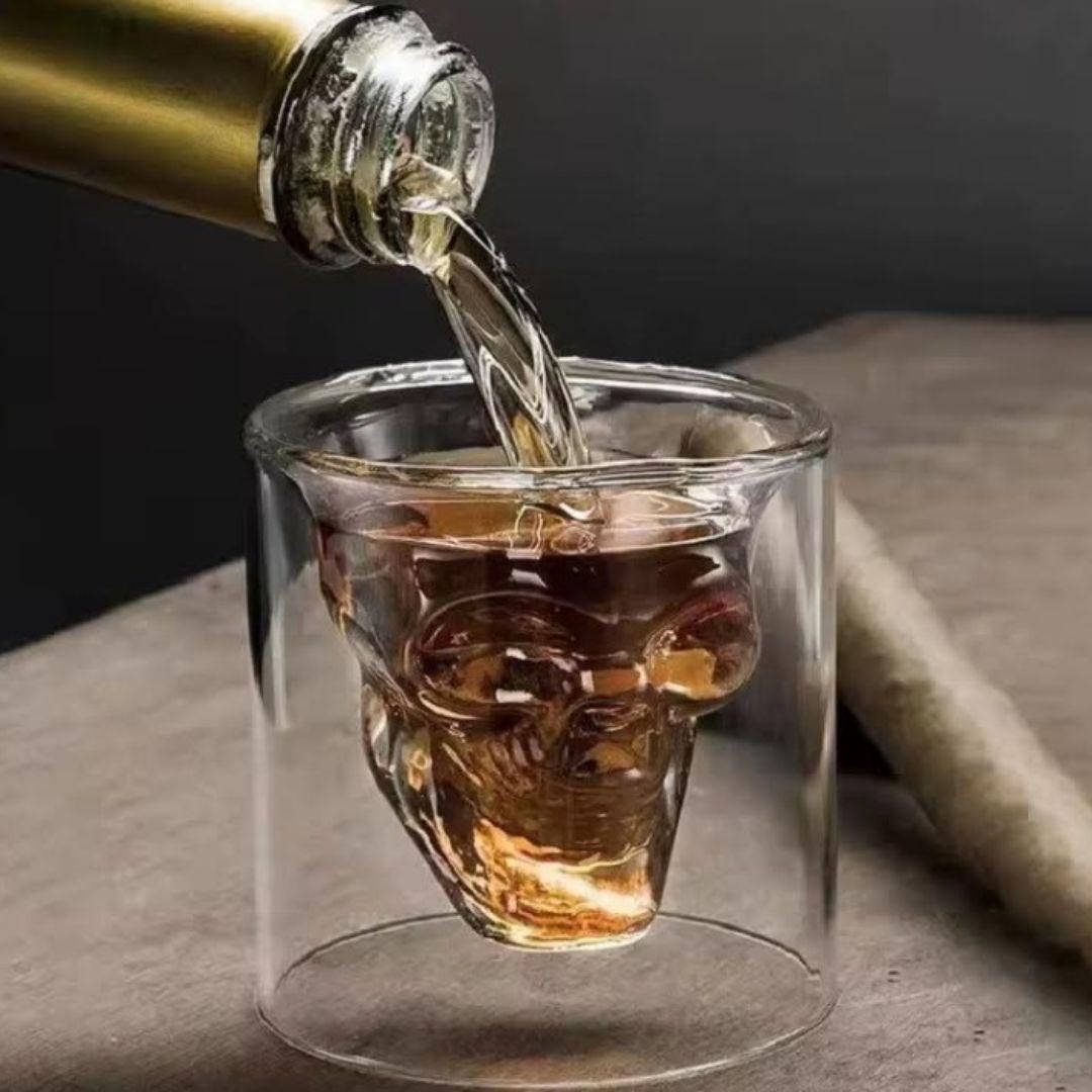 Skull Head Glass