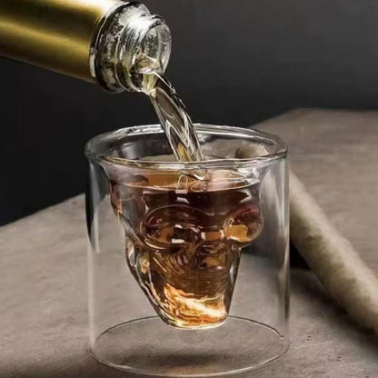 Skull Head Glass