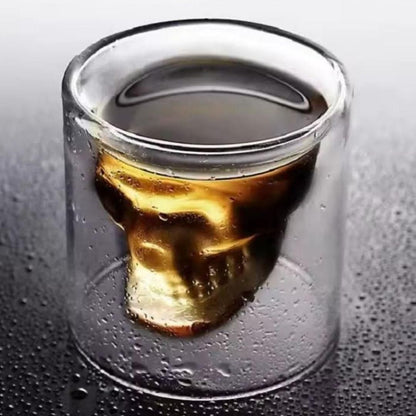 Skull Head Glass
