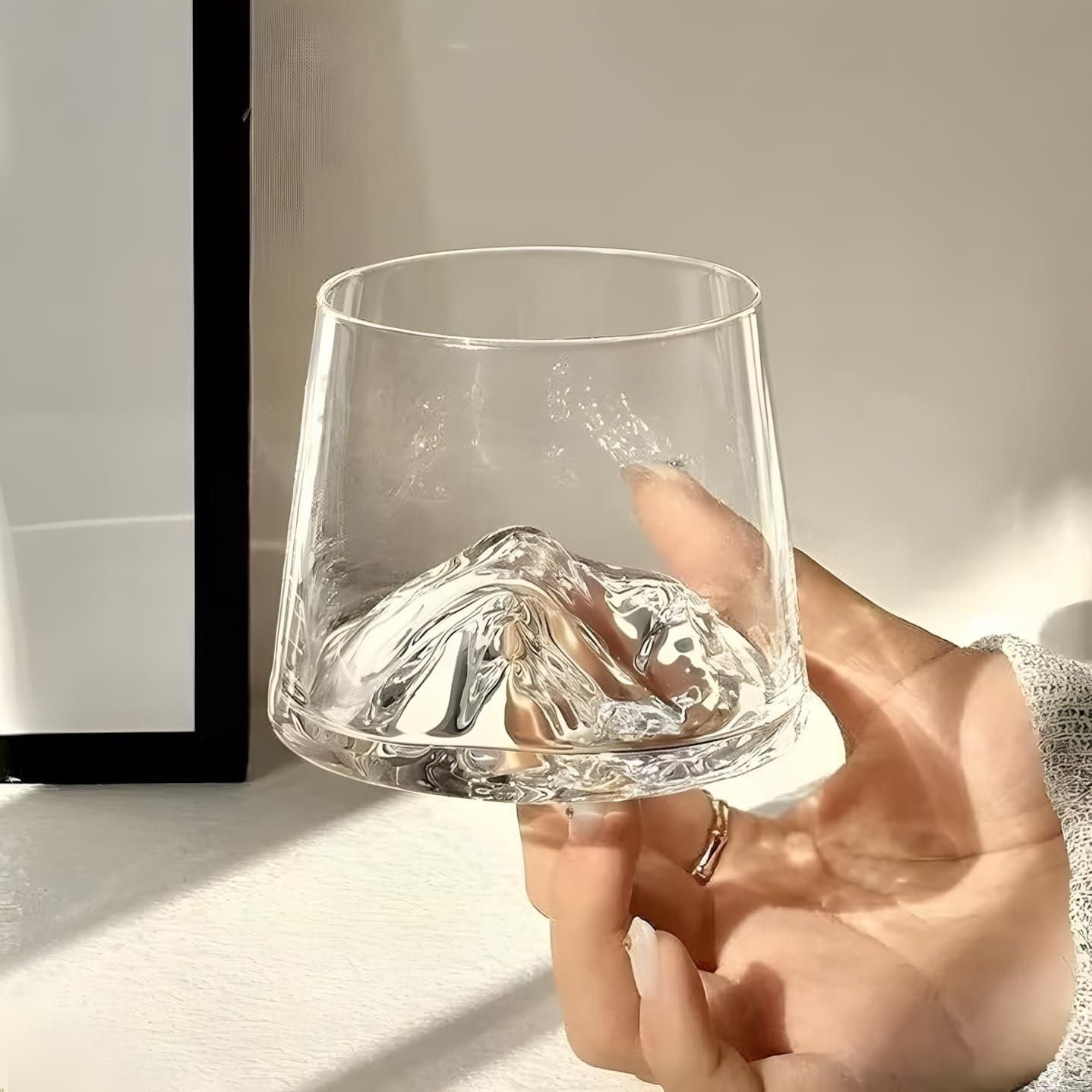 Japanese Mount Fuji Glass
